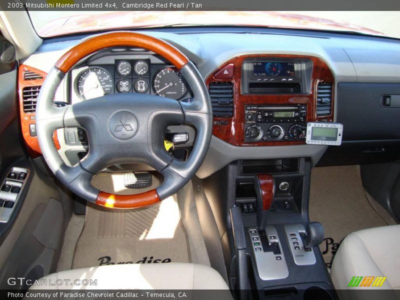 Cambridge Red Pearl / Tan 2003 Mitsubishi Montero Limited 4x4