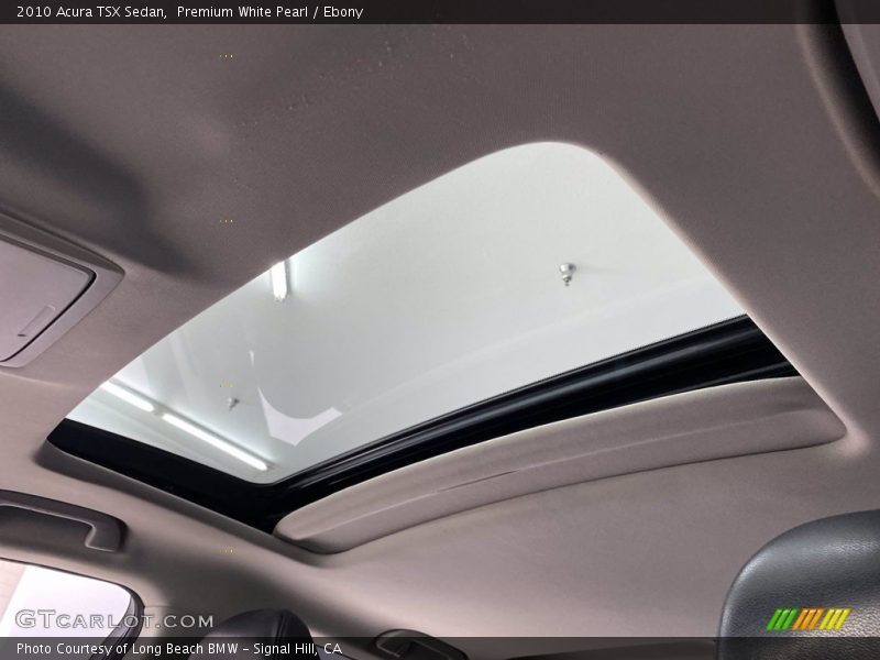 Premium White Pearl / Ebony 2010 Acura TSX Sedan
