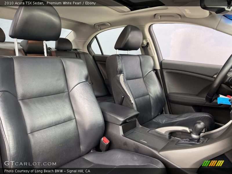 Premium White Pearl / Ebony 2010 Acura TSX Sedan