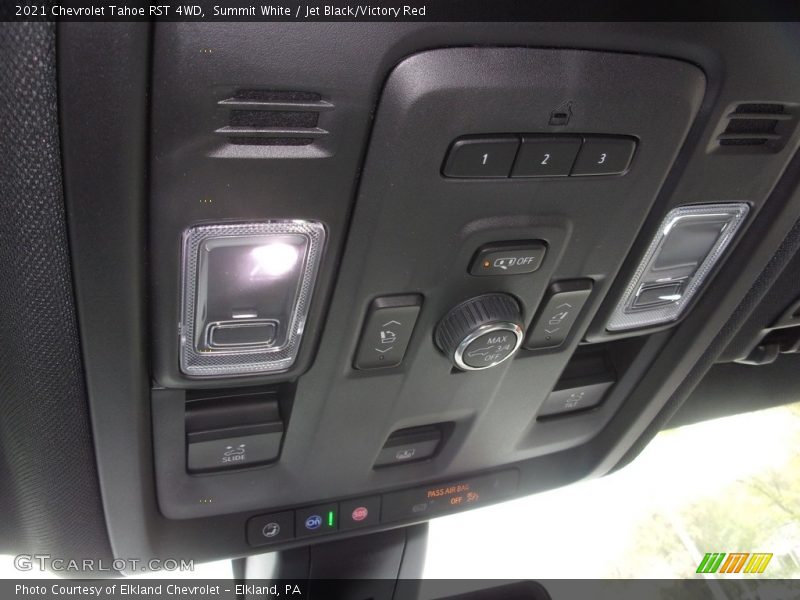 Summit White / Jet Black/Victory Red 2021 Chevrolet Tahoe RST 4WD