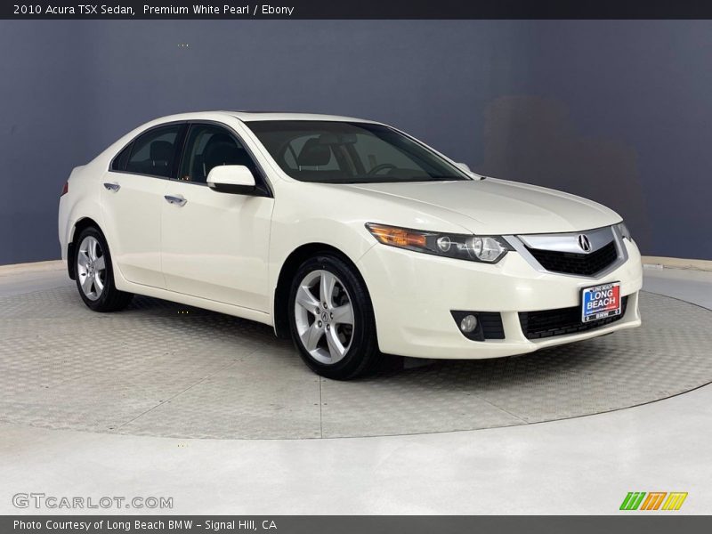 Premium White Pearl / Ebony 2010 Acura TSX Sedan