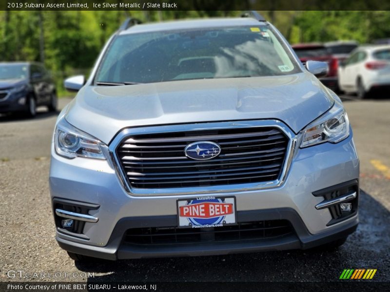 Ice Silver Metallic / Slate Black 2019 Subaru Ascent Limited