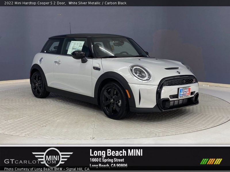White Silver Metallic / Carbon Black 2022 Mini Hardtop Cooper S 2 Door