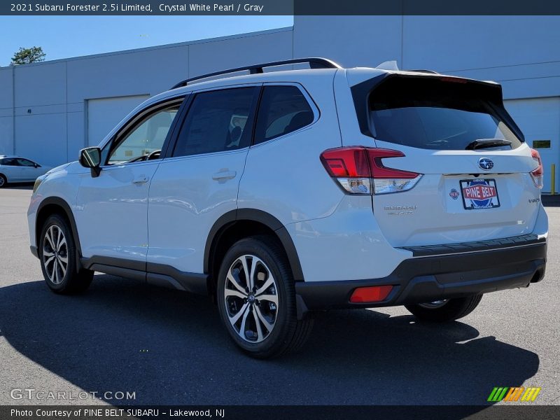 Crystal White Pearl / Gray 2021 Subaru Forester 2.5i Limited