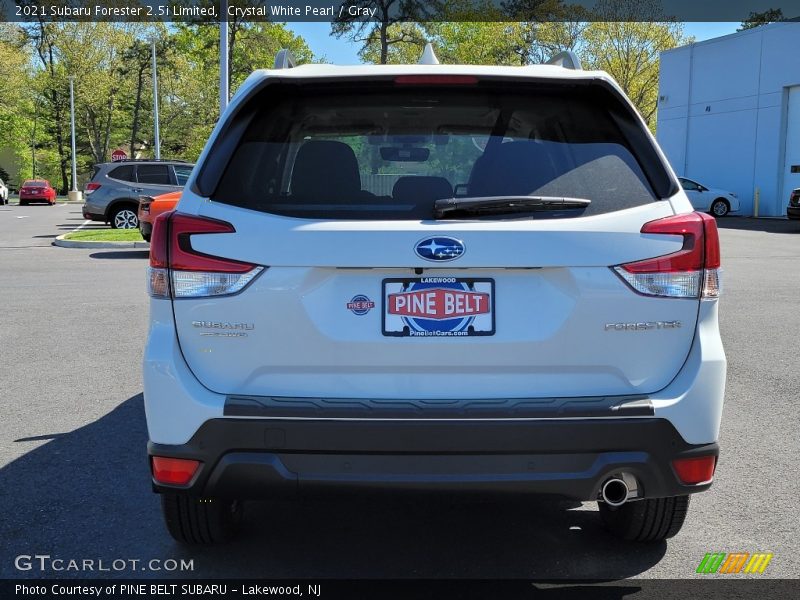 Crystal White Pearl / Gray 2021 Subaru Forester 2.5i Limited