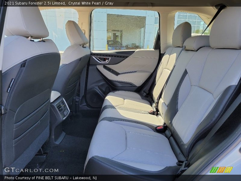 Crystal White Pearl / Gray 2021 Subaru Forester 2.5i Limited