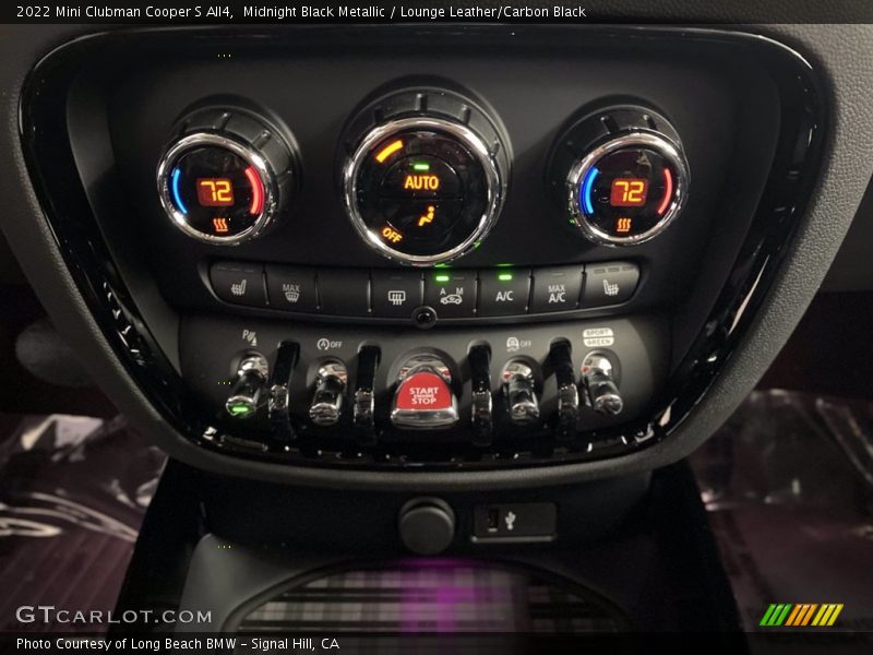 Controls of 2022 Clubman Cooper S All4