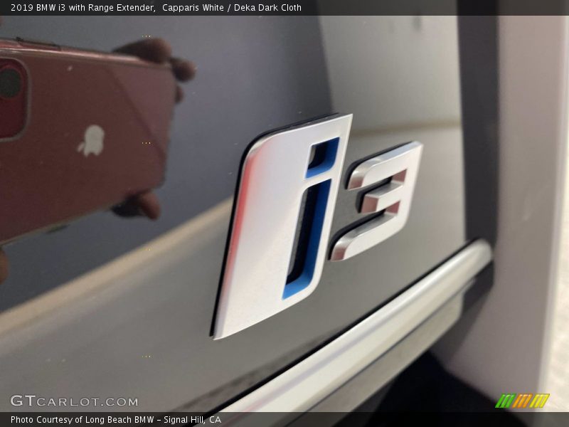 Capparis White / Deka Dark Cloth 2019 BMW i3 with Range Extender
