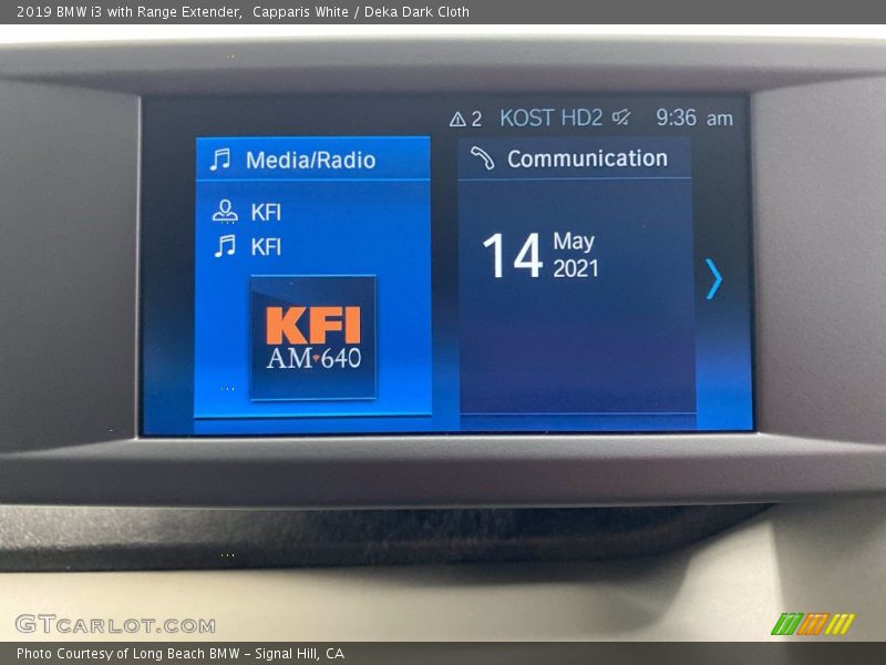 Capparis White / Deka Dark Cloth 2019 BMW i3 with Range Extender