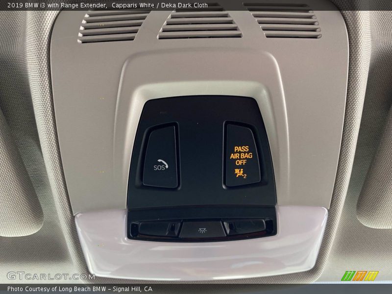 Capparis White / Deka Dark Cloth 2019 BMW i3 with Range Extender