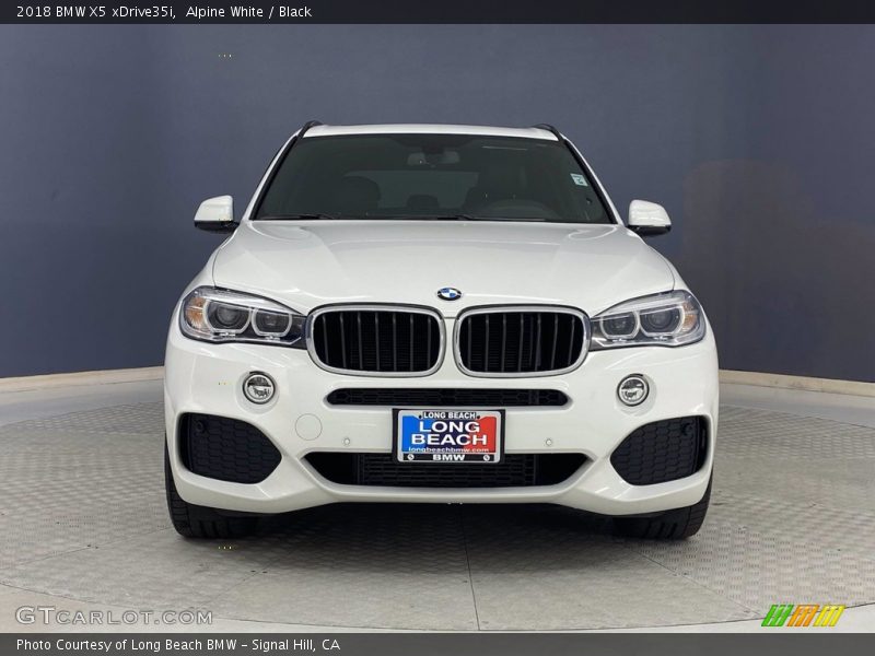 Alpine White / Black 2018 BMW X5 xDrive35i
