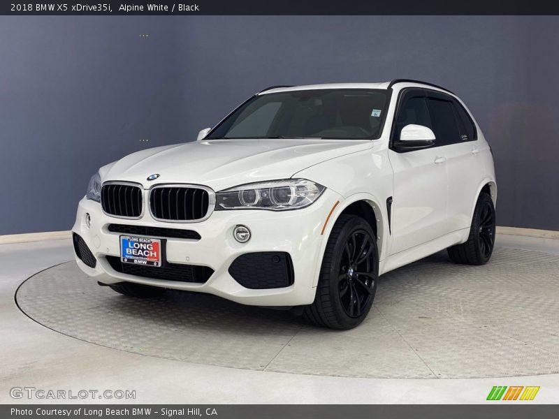 Alpine White / Black 2018 BMW X5 xDrive35i