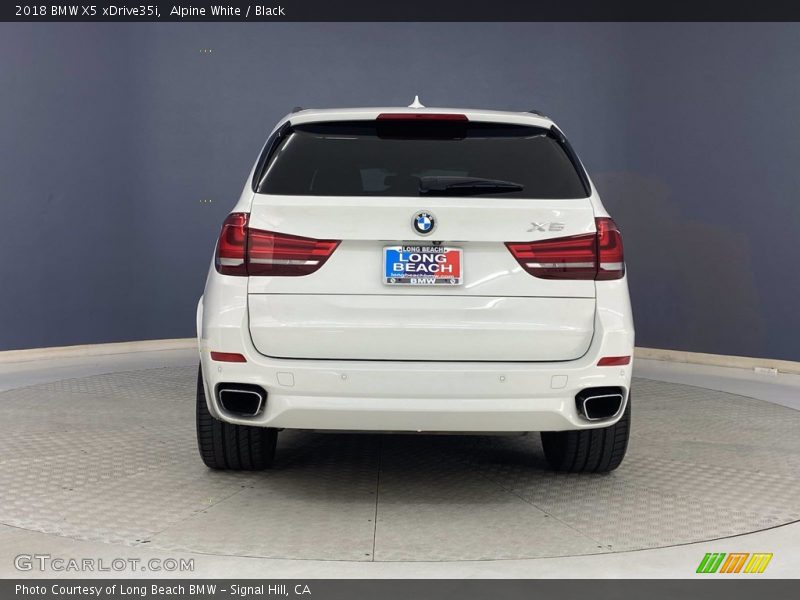 Alpine White / Black 2018 BMW X5 xDrive35i