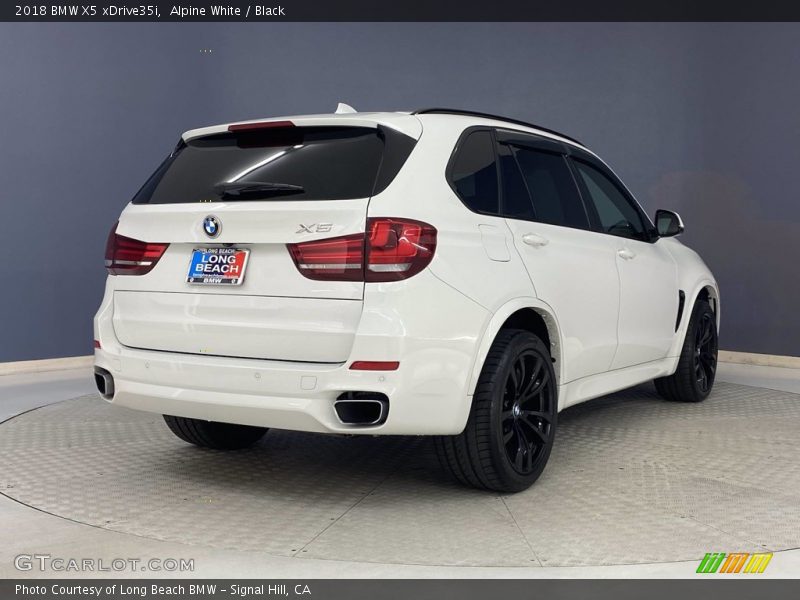 Alpine White / Black 2018 BMW X5 xDrive35i