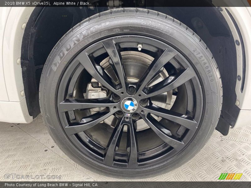 Alpine White / Black 2018 BMW X5 xDrive35i