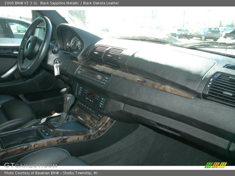 Black Sapphire Metallic / Black Dakota Leather 2006 BMW X5 3.0i