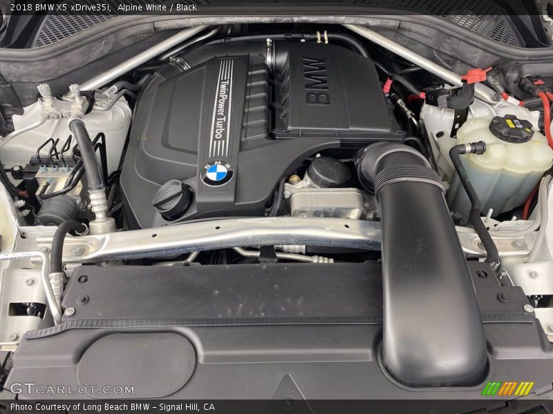 Alpine White / Black 2018 BMW X5 xDrive35i