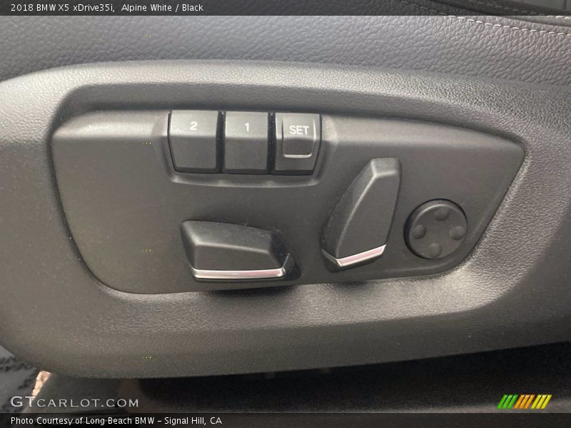 Alpine White / Black 2018 BMW X5 xDrive35i