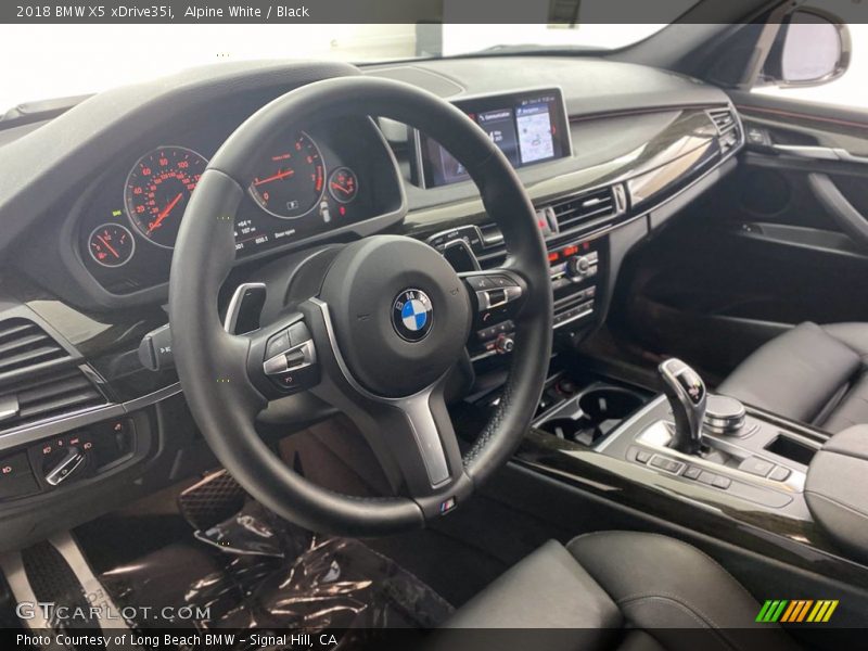 Alpine White / Black 2018 BMW X5 xDrive35i