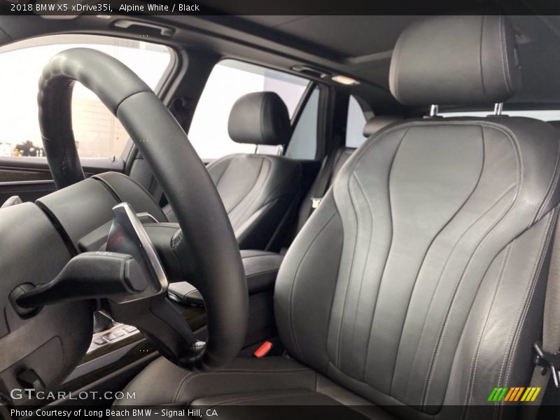 Alpine White / Black 2018 BMW X5 xDrive35i