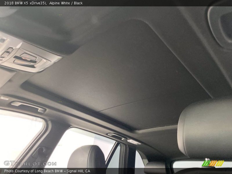 Alpine White / Black 2018 BMW X5 xDrive35i