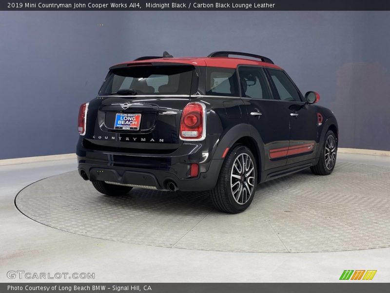 Midnight Black / Carbon Black Lounge Leather 2019 Mini Countryman John Cooper Works All4