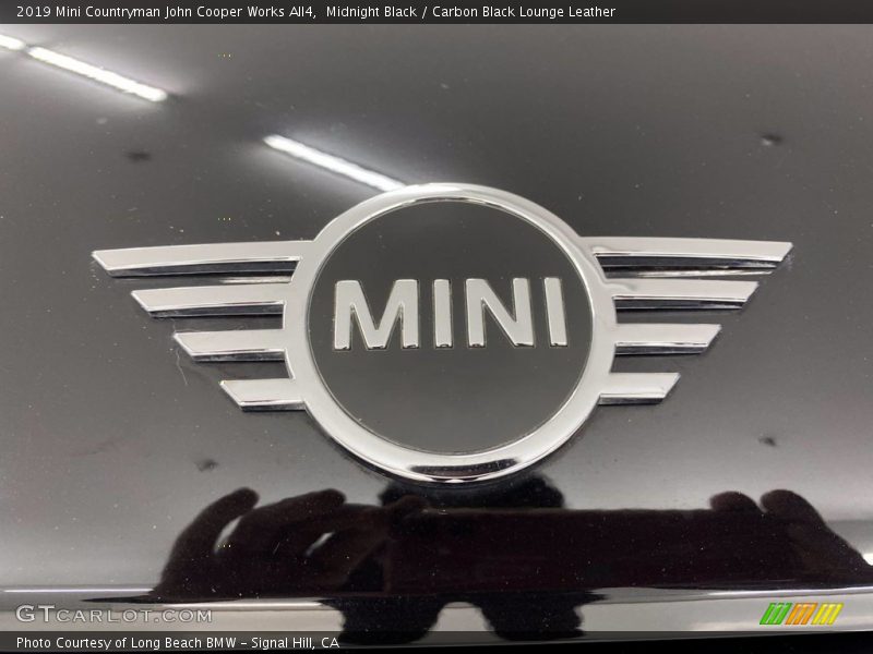 Midnight Black / Carbon Black Lounge Leather 2019 Mini Countryman John Cooper Works All4