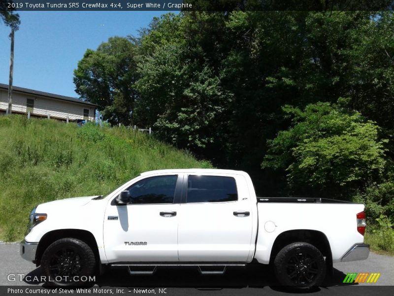 Super White / Graphite 2019 Toyota Tundra SR5 CrewMax 4x4