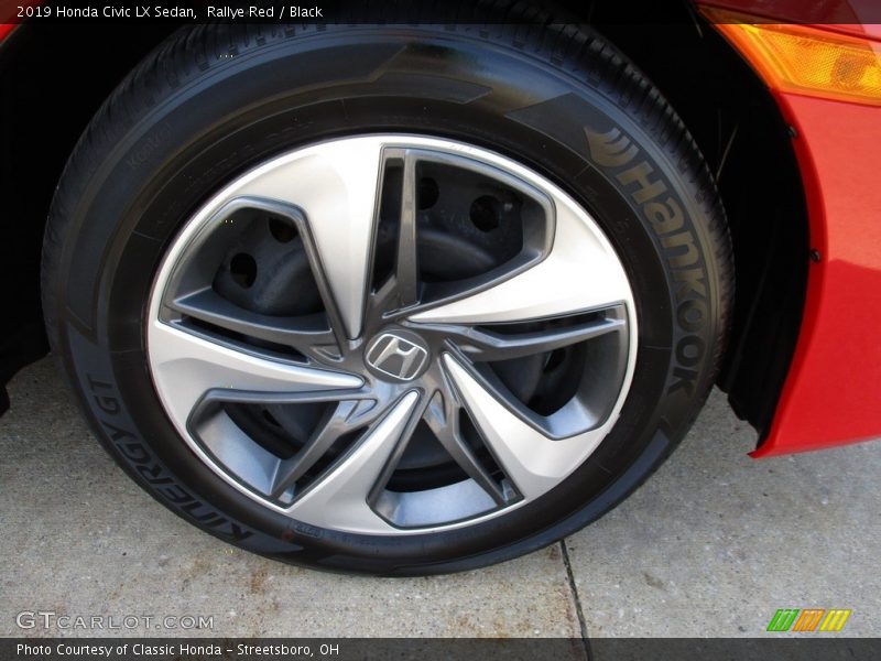 Rallye Red / Black 2019 Honda Civic LX Sedan