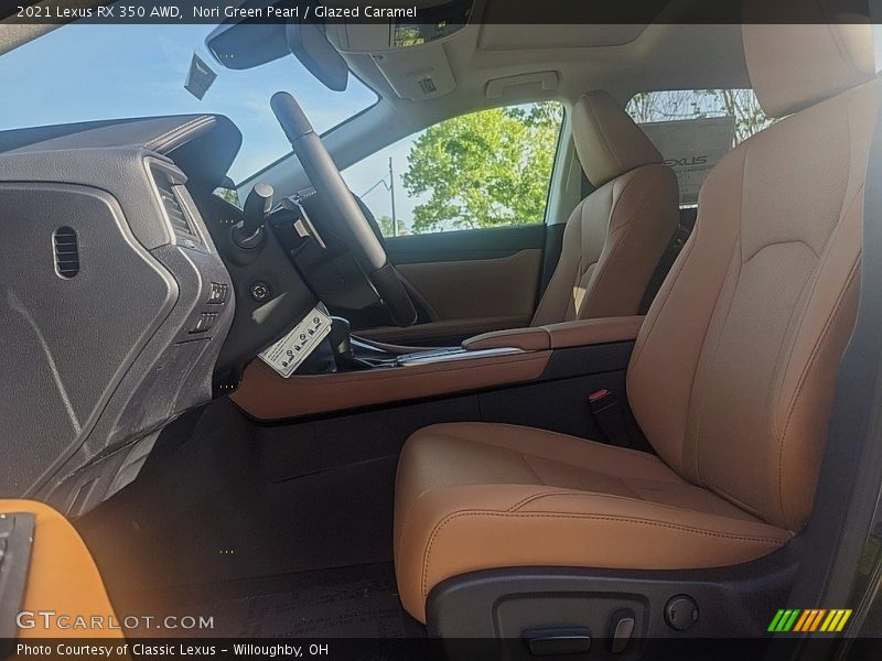 Nori Green Pearl / Glazed Caramel 2021 Lexus RX 350 AWD