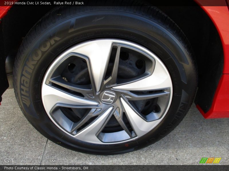 Rallye Red / Black 2019 Honda Civic LX Sedan