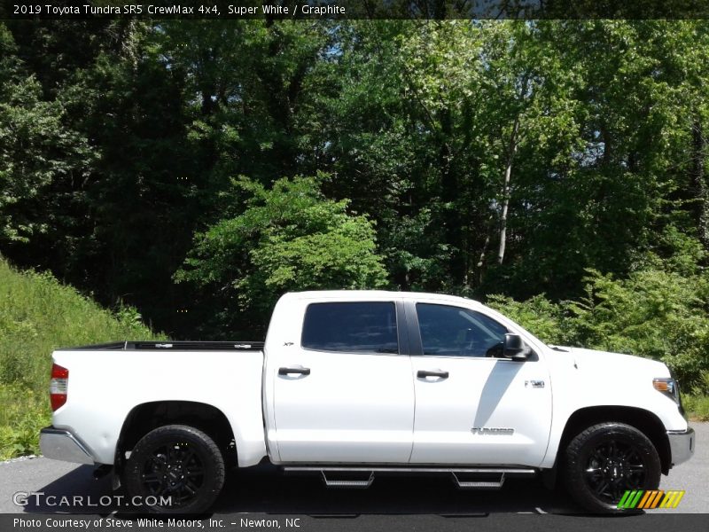 Super White / Graphite 2019 Toyota Tundra SR5 CrewMax 4x4