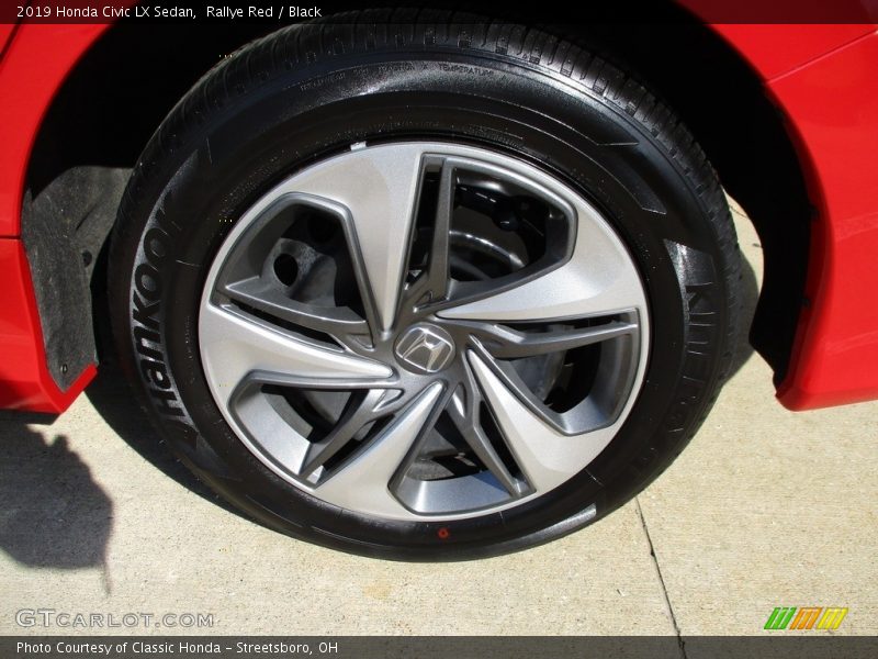 Rallye Red / Black 2019 Honda Civic LX Sedan