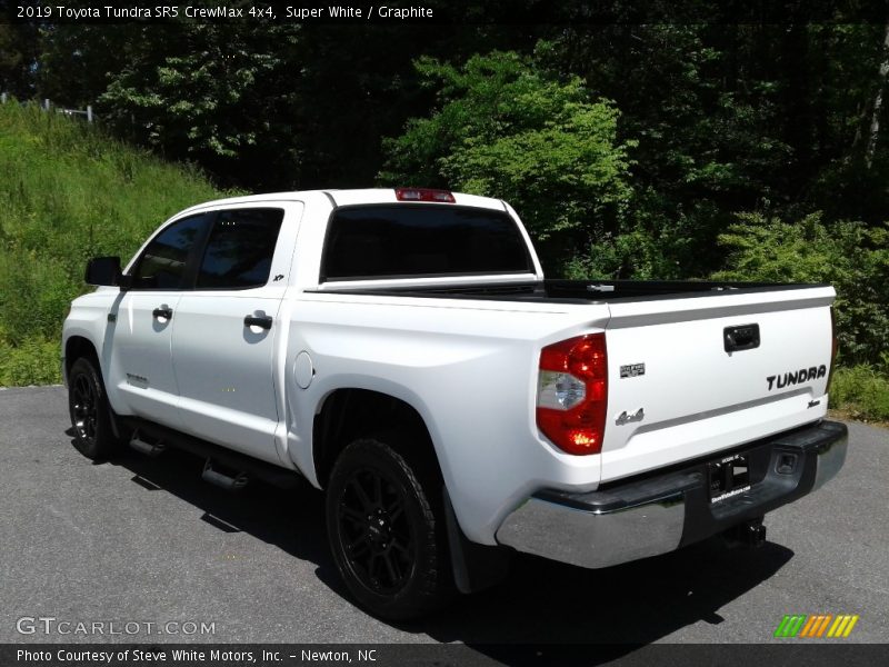 Super White / Graphite 2019 Toyota Tundra SR5 CrewMax 4x4