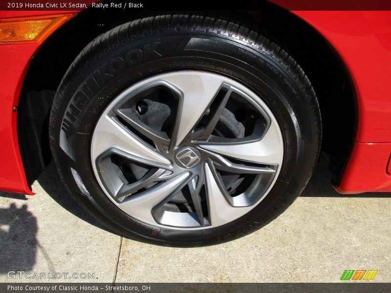 Rallye Red / Black 2019 Honda Civic LX Sedan