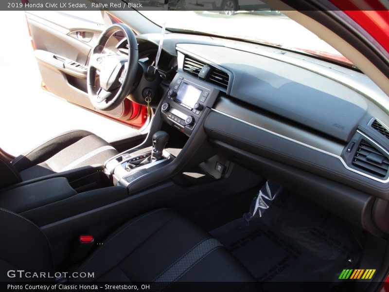 Rallye Red / Black 2019 Honda Civic LX Sedan
