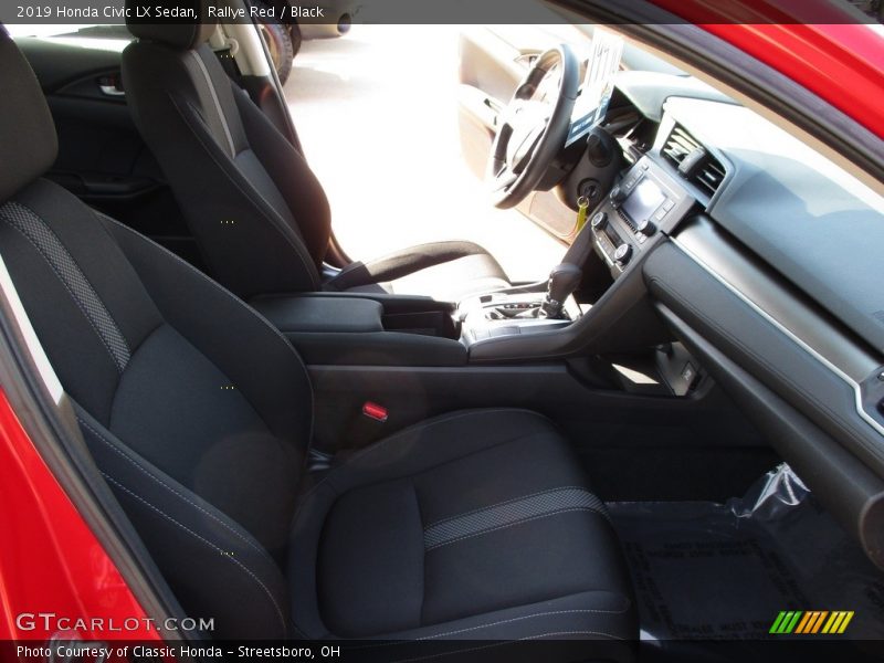 Rallye Red / Black 2019 Honda Civic LX Sedan