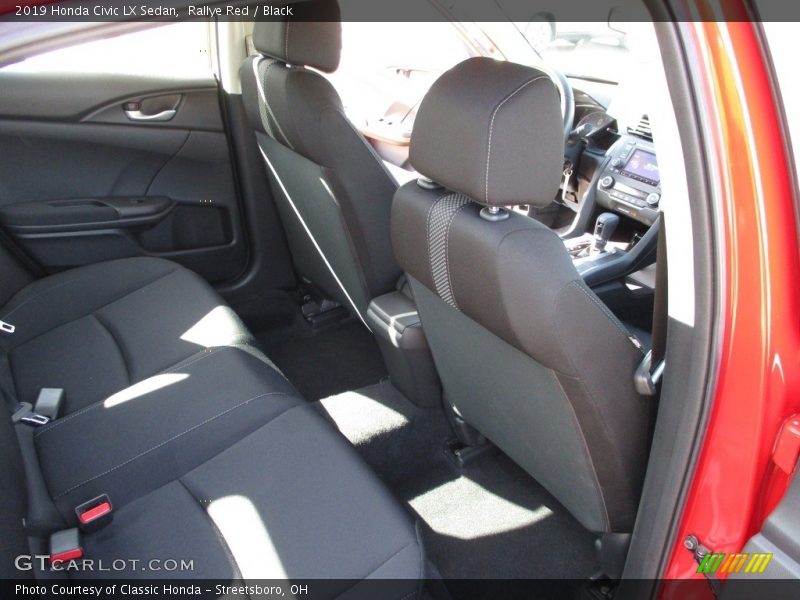 Rallye Red / Black 2019 Honda Civic LX Sedan