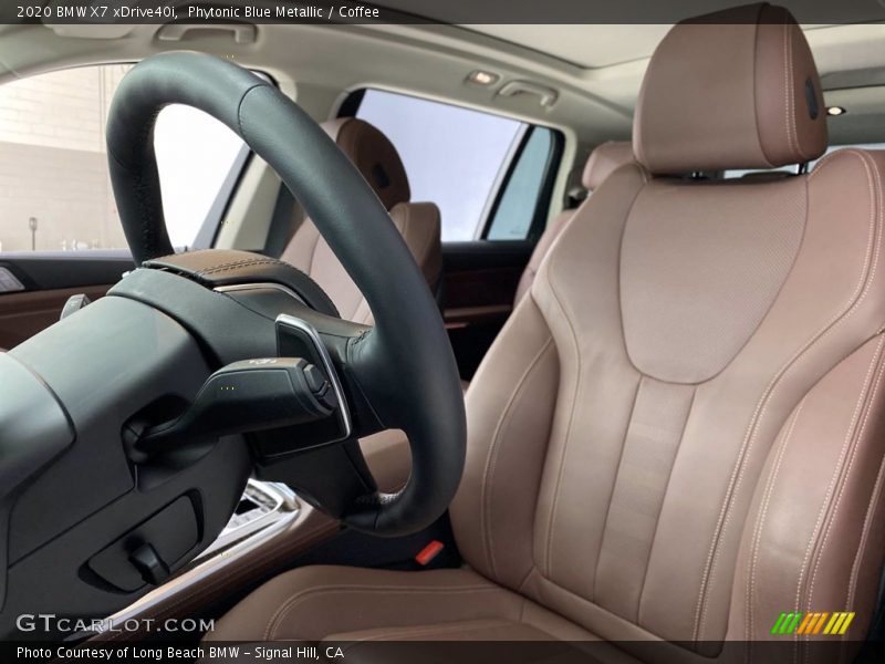 Phytonic Blue Metallic / Coffee 2020 BMW X7 xDrive40i