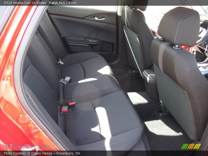 Rallye Red / Black 2019 Honda Civic LX Sedan