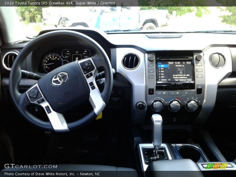 Super White / Graphite 2019 Toyota Tundra SR5 CrewMax 4x4
