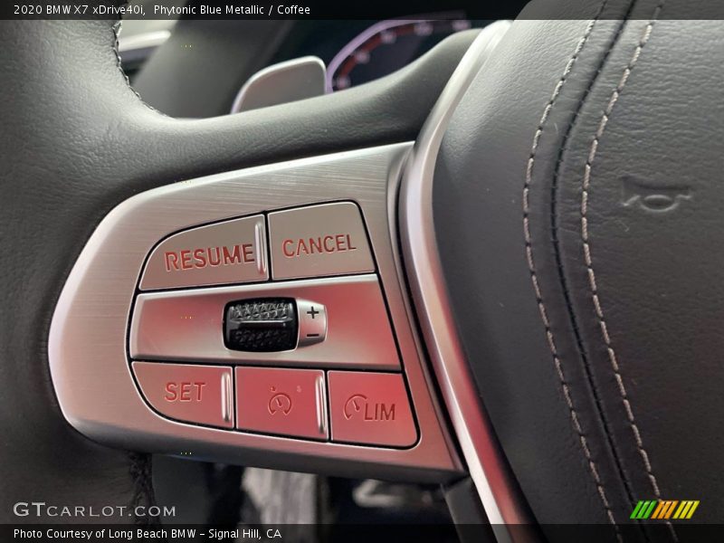 Phytonic Blue Metallic / Coffee 2020 BMW X7 xDrive40i