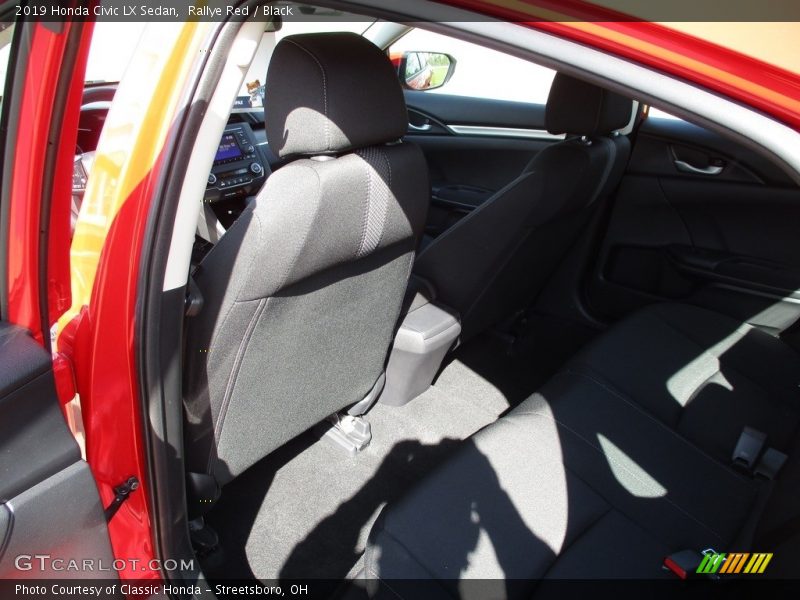 Rallye Red / Black 2019 Honda Civic LX Sedan
