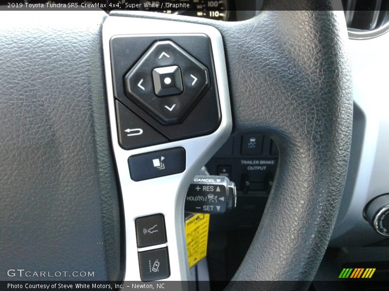 Super White / Graphite 2019 Toyota Tundra SR5 CrewMax 4x4