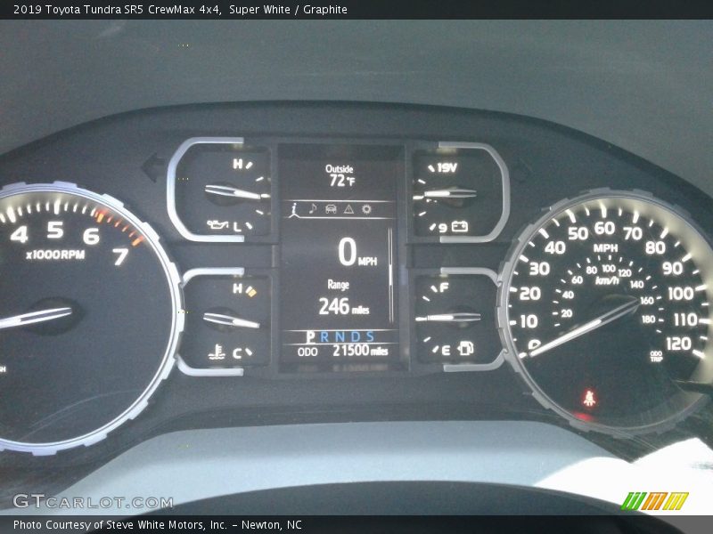 Super White / Graphite 2019 Toyota Tundra SR5 CrewMax 4x4