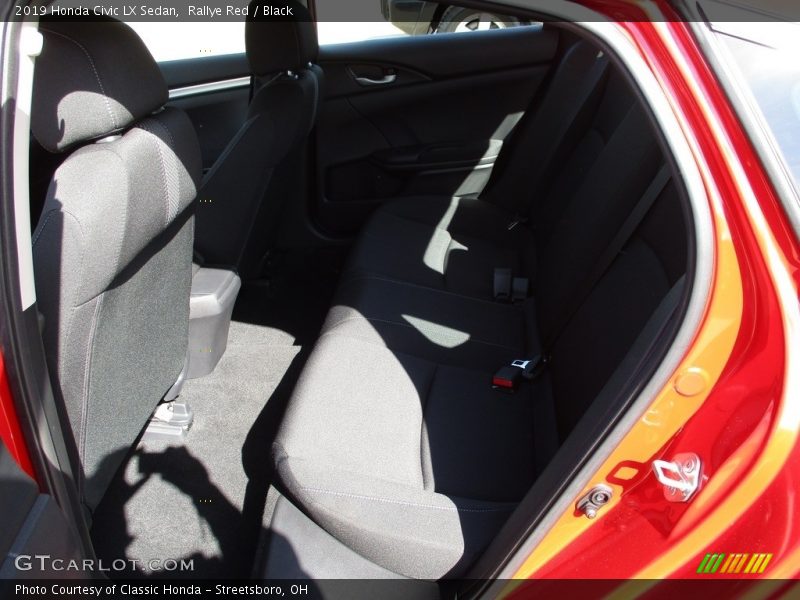 Rallye Red / Black 2019 Honda Civic LX Sedan