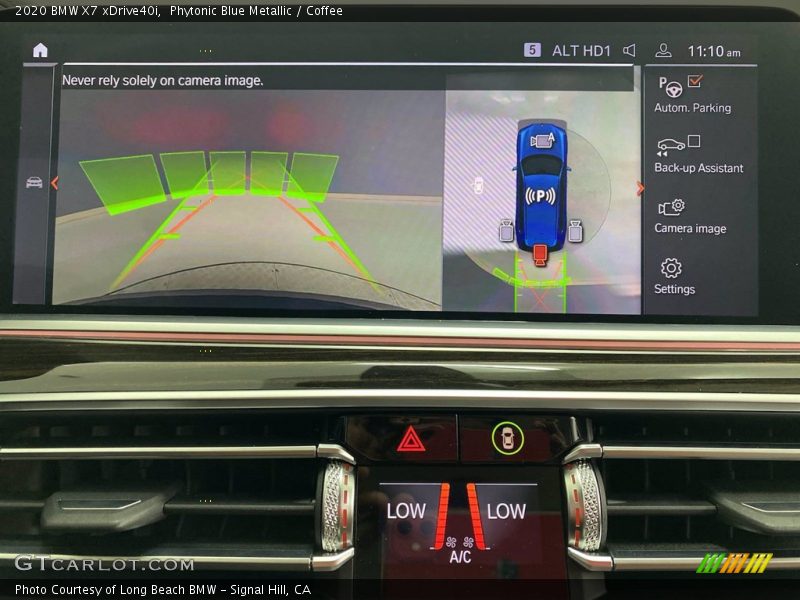 Phytonic Blue Metallic / Coffee 2020 BMW X7 xDrive40i