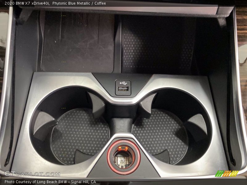 Phytonic Blue Metallic / Coffee 2020 BMW X7 xDrive40i