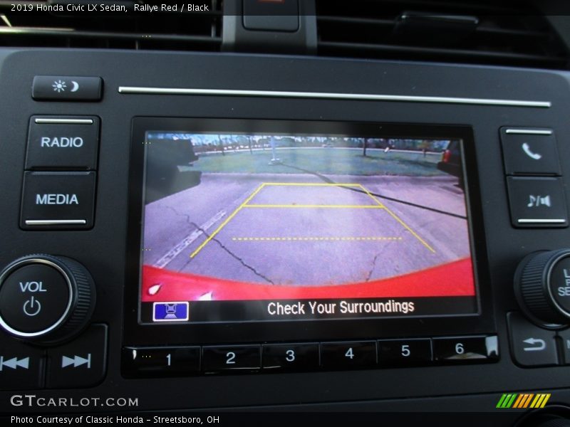 Rallye Red / Black 2019 Honda Civic LX Sedan