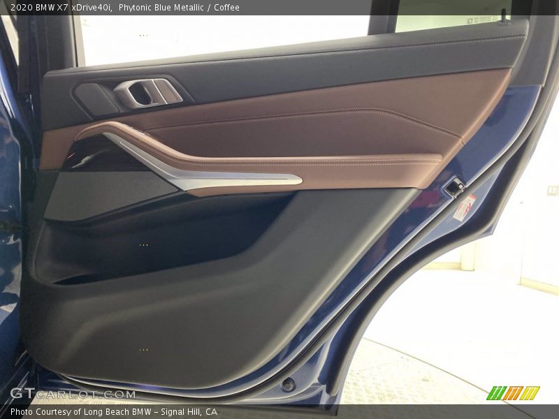 Phytonic Blue Metallic / Coffee 2020 BMW X7 xDrive40i